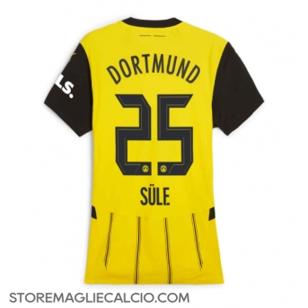 Borussia Dortmund Niklas Sule #25 Maglia Gara Casa Repliche 2024-25 Donna Maniche Corte